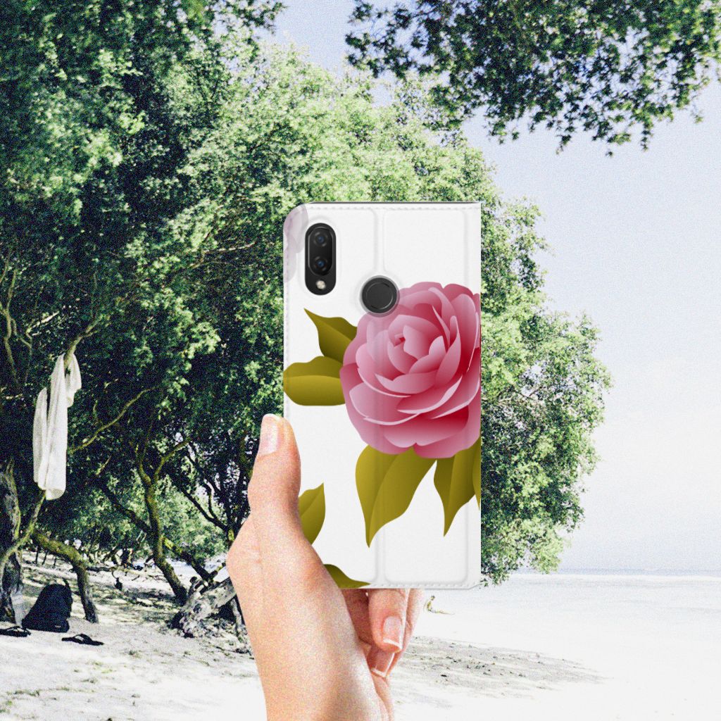 Huawei P Smart Plus Smart Cover Roses