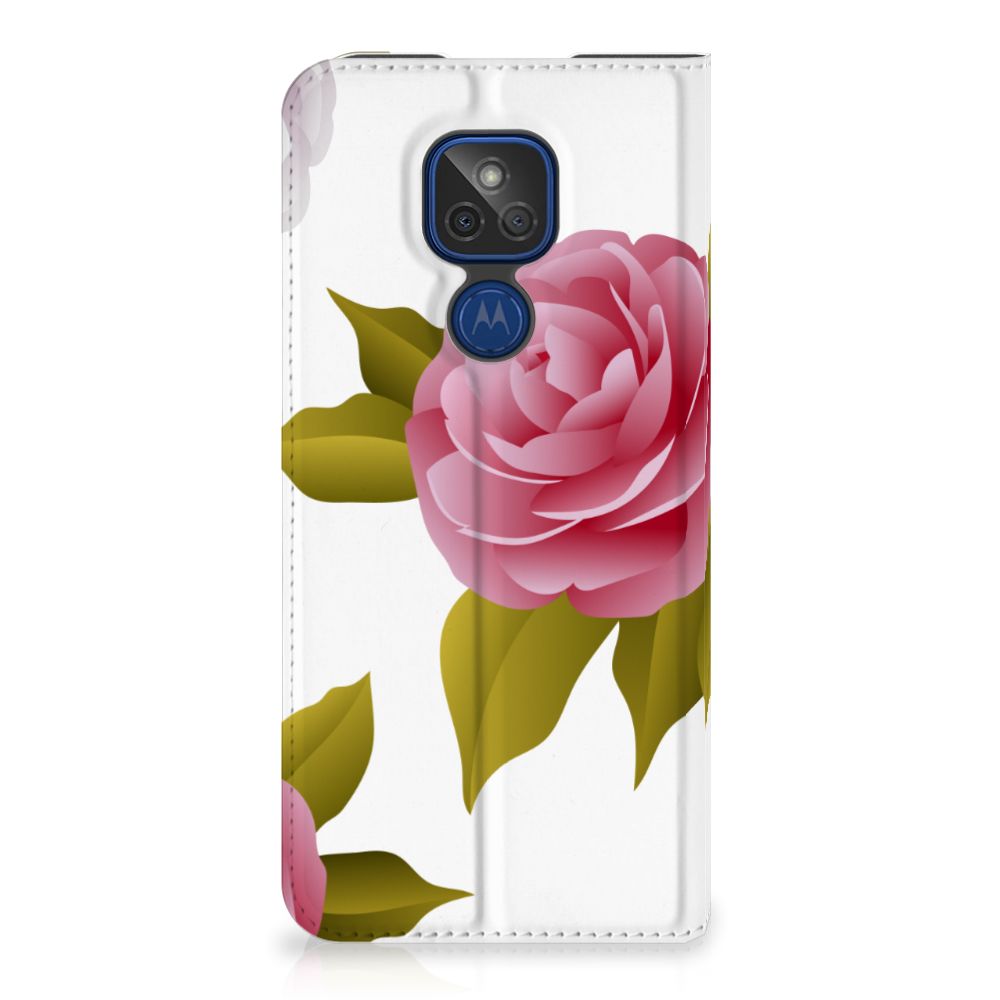 Motorola Moto G9 Play Smart Cover Roses - B2C Telecom