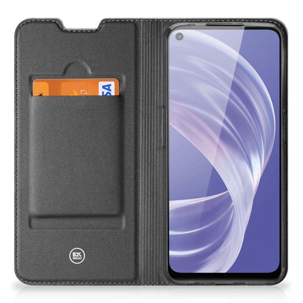 OPPO A73 5G Book Wallet Case Steigerhout