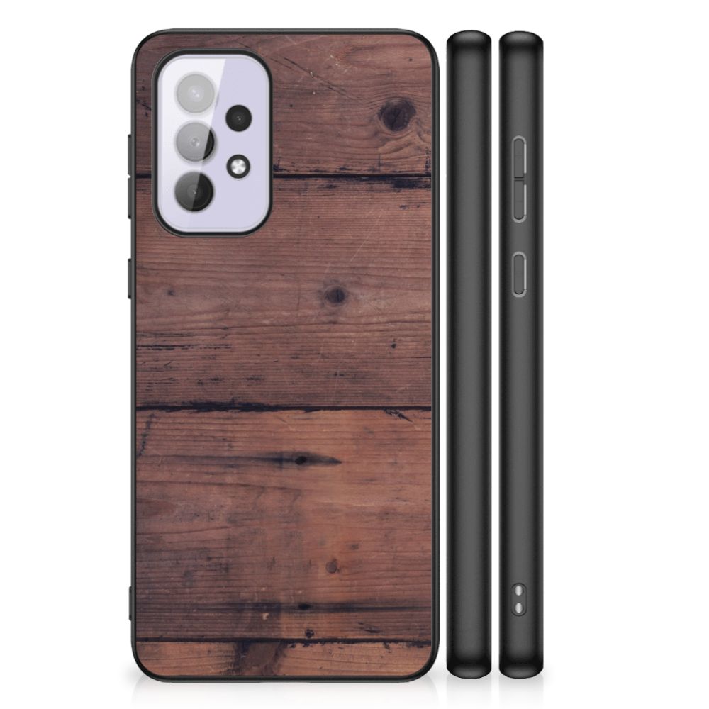 Samsung Galaxy A33 5G Houten Print Telefoonhoesje Old Wood B2C Telecom
