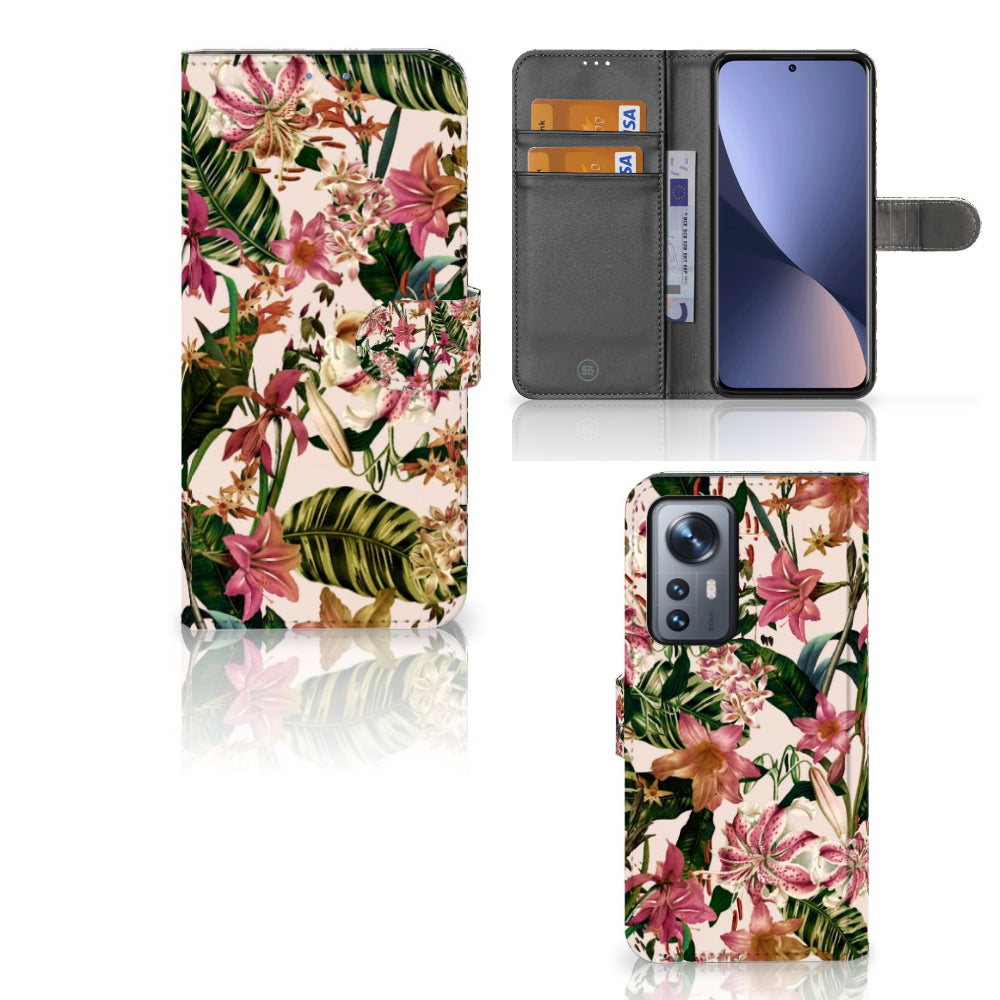 Xiaomi 12 Pro Hoesje Flowers