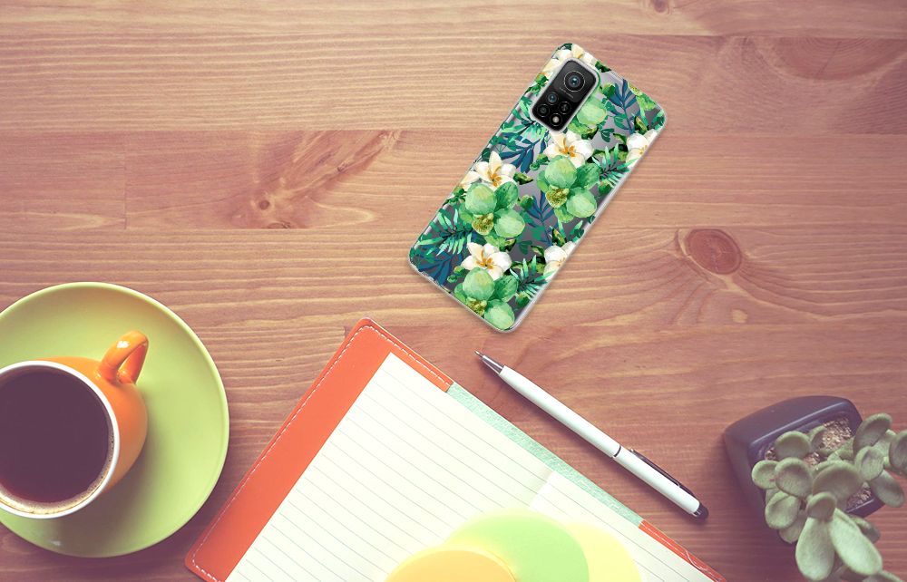 Xiaomi Mi 10T | 10T Pro TPU Case Orchidee Groen