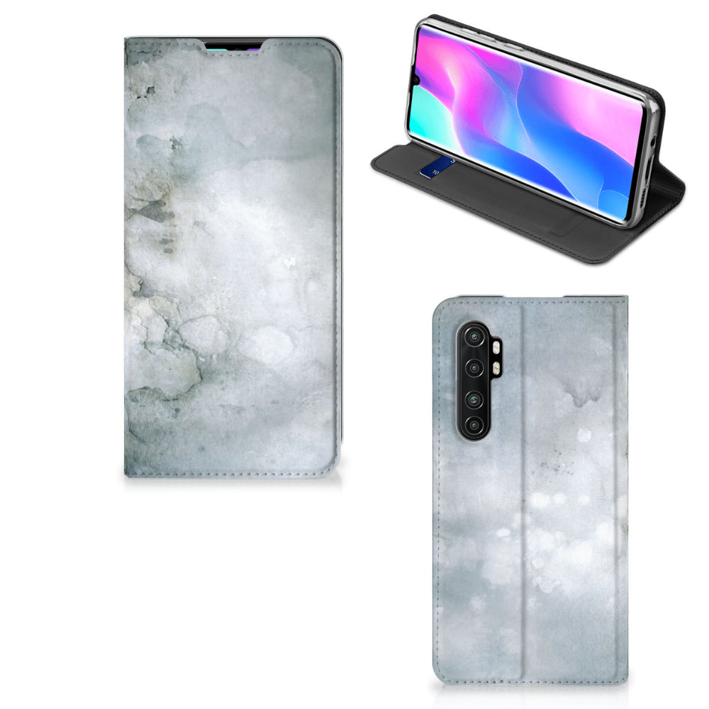 Bookcase Xiaomi Mi Note 10 Lite Painting Grey