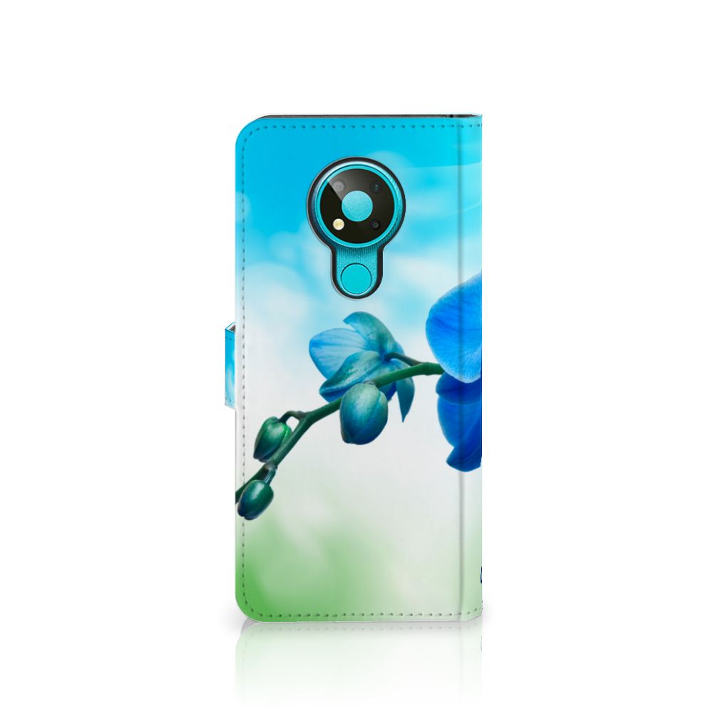 Nokia 3.4 Hoesje Orchidee Blauw - Cadeau voor je Moeder
