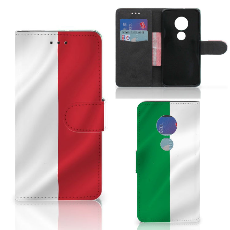 Motorola Moto G7 Play Bookstyle Case Italië