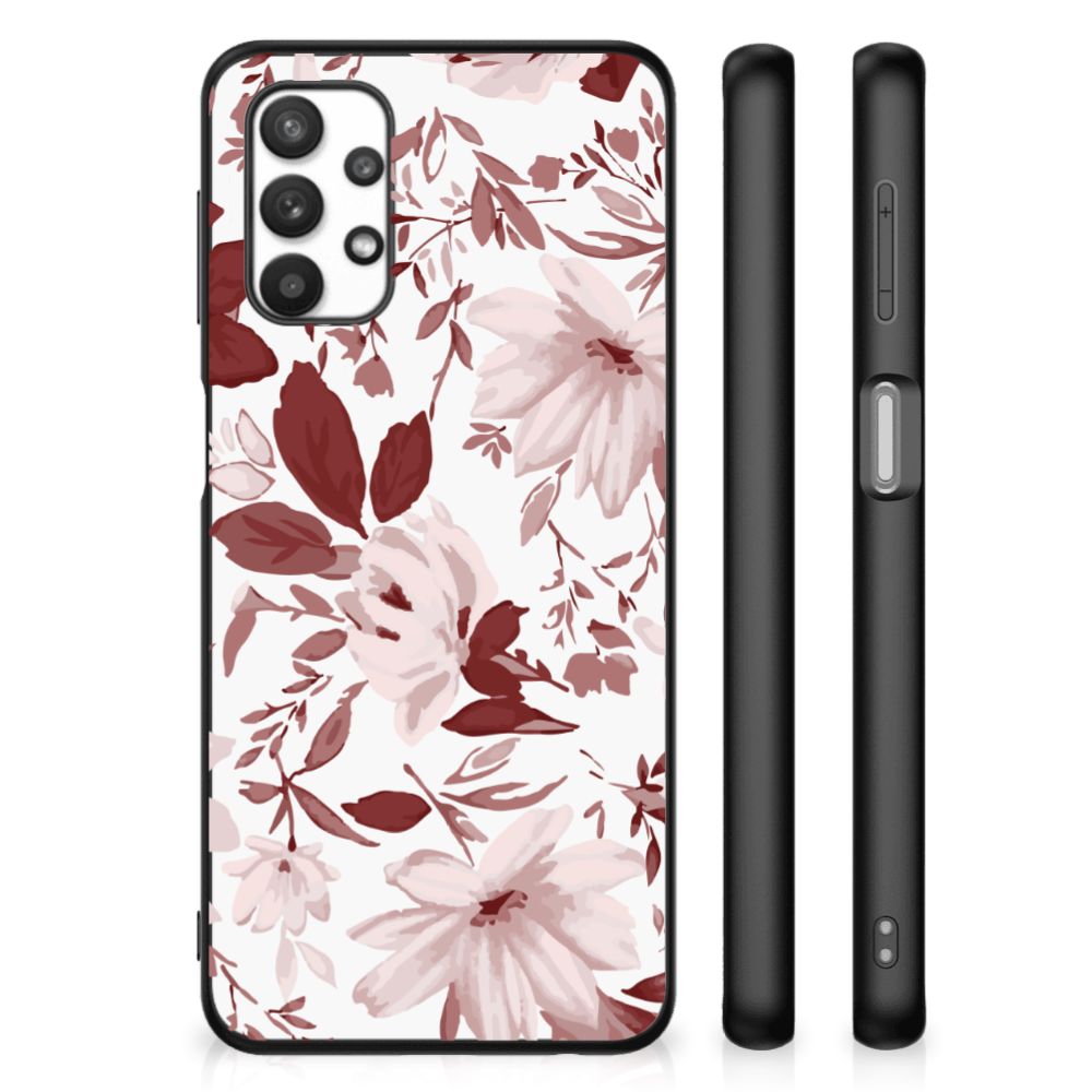 Kleurrijke Telefoonhoesje Samsung Galaxy A32 5G Watercolor Flowers B2C Telecom
