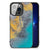 iPhone 13 Pro Marmeren Print Telefoonhoesje Marble Blue Gold B2C Telecom