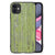 iPhone 11 Houten Print Telefoonhoesje Green Wood