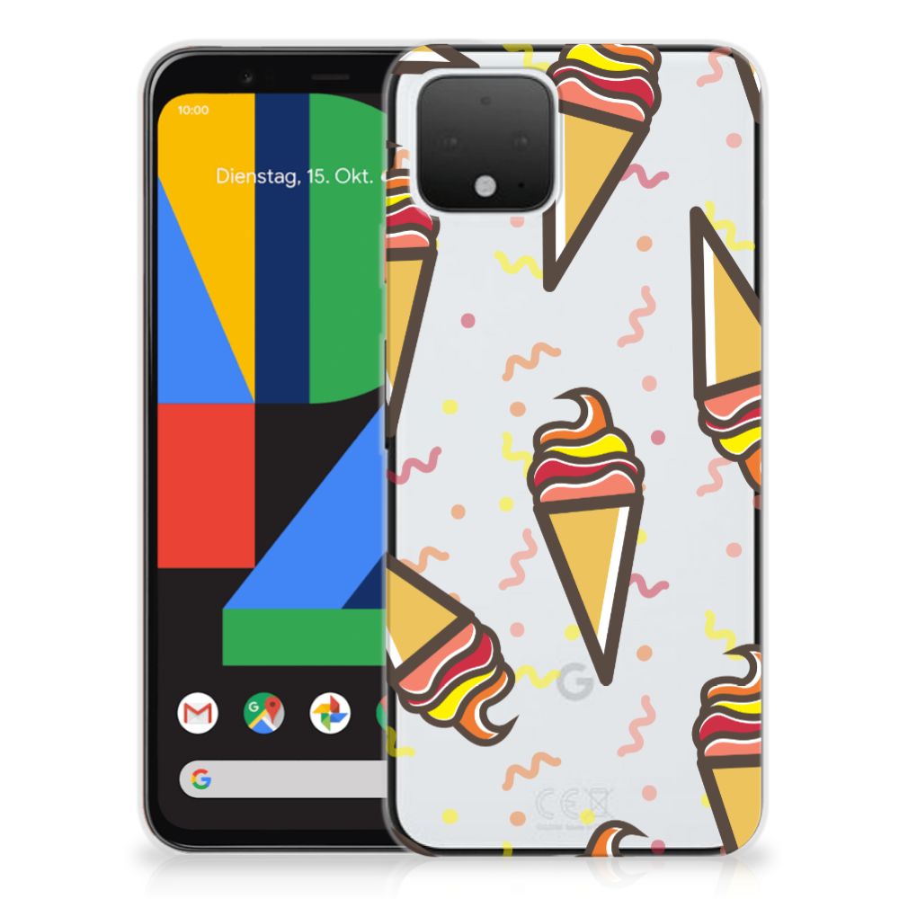 Google Pixel 4 Siliconen Case Icecream B2C Telecom