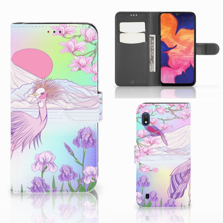 Samsung Galaxy A10 Telefoonhoesje met Pasjes Bird