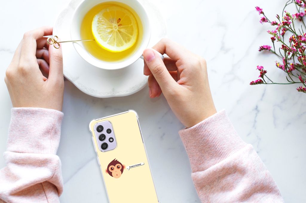 Samsung Galaxy A33 Stevig Bumper Hoesje Monkey B2C Telecom