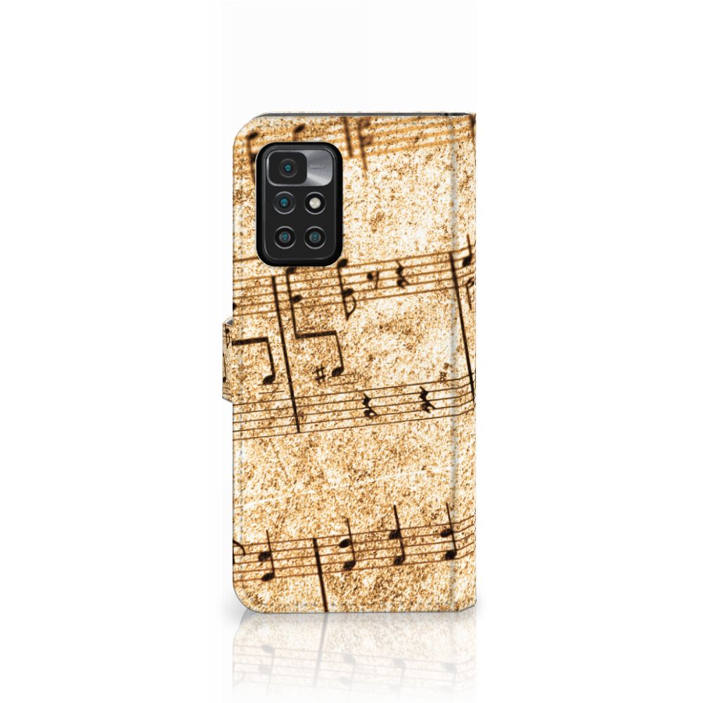 Xiaomi Redmi 10 Telefoonhoesje met foto Bladmuziek
