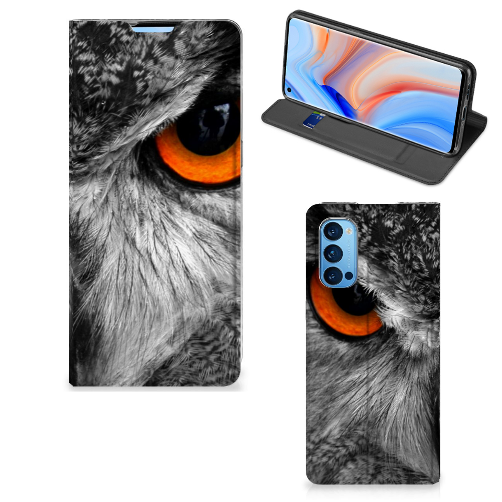OPPO Reno4 Pro 5G Hoesje maken Uil - B2C Telecom