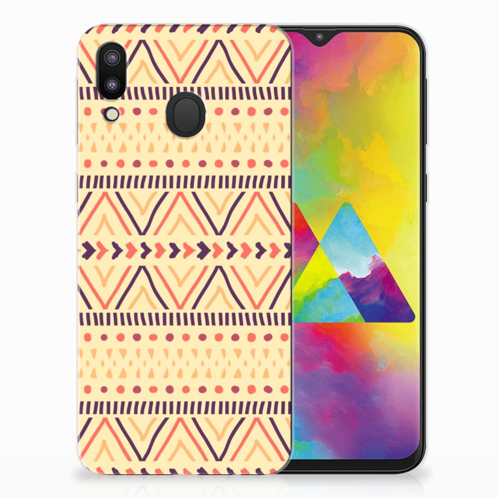 Samsung Galaxy M20 (Power) TPU bumper Aztec Yellow