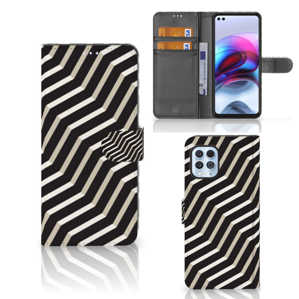 Motorola Moto G100 Book Case Illusion