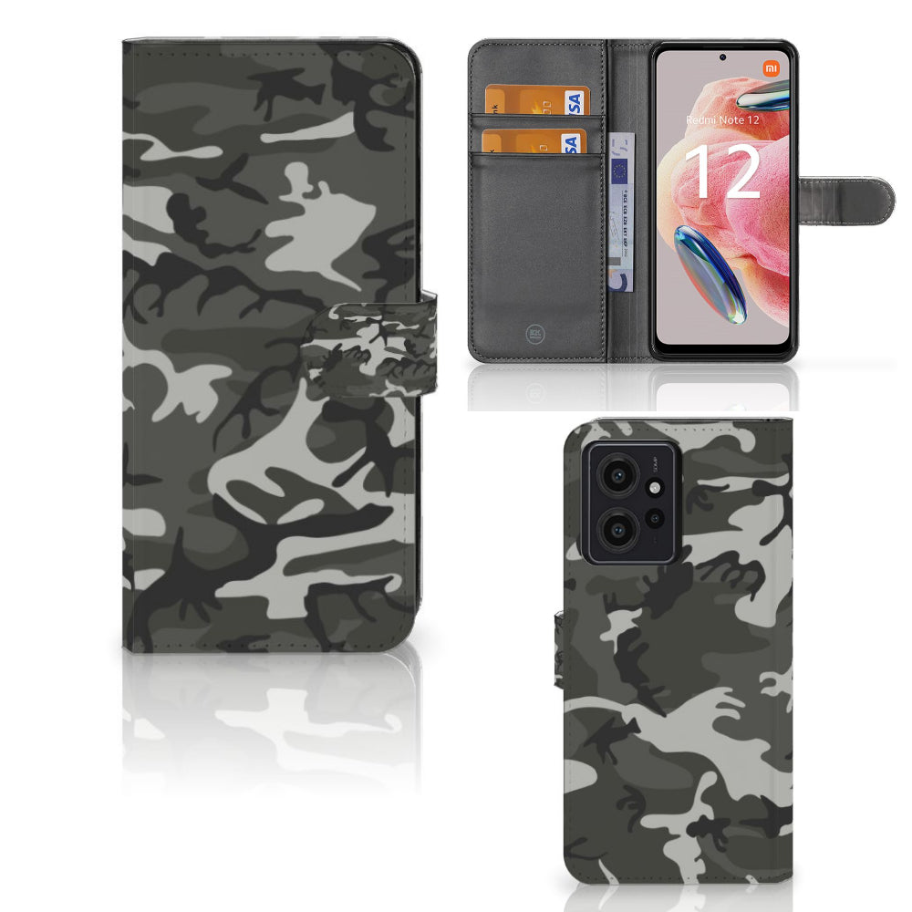 Xiaomi Redmi Note 12 4G Telefoon Hoesje Army Light