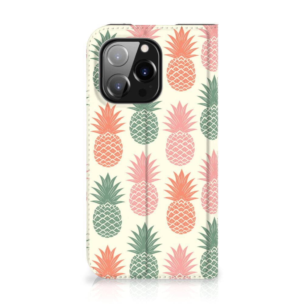 iPhone 14 Pro Flip Style Cover Ananas