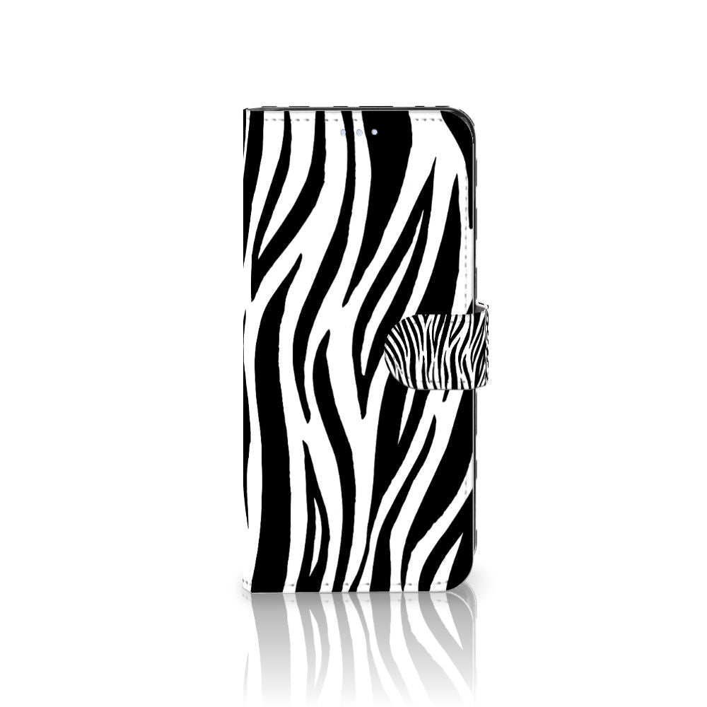 OPPO Reno 8 Lite | OnePlus Nord N20 Telefoonhoesje met Pasjes Zebra