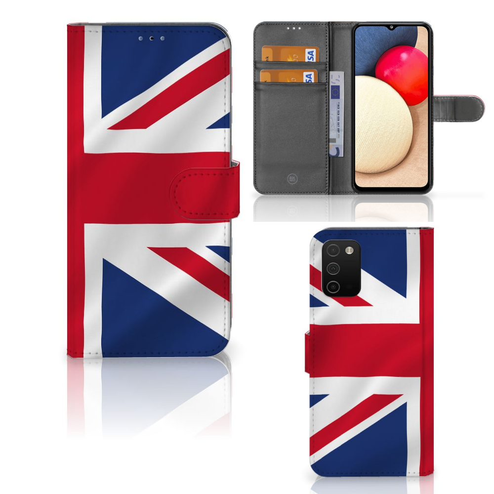 Samsung Galaxy A03s Bookstyle Case Groot-Brittannië