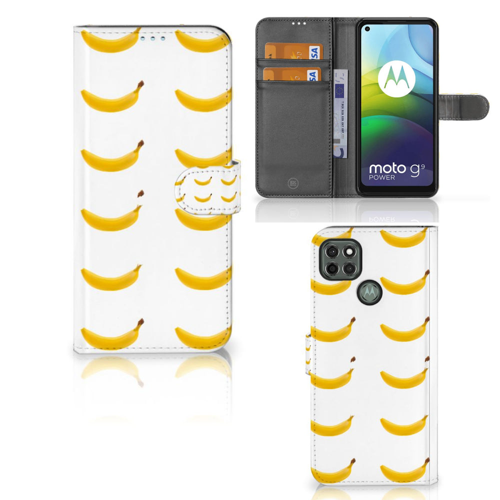 Motorola Moto G9 Power Book Cover Banana