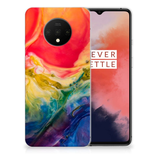 Hoesje maken OnePlus 7T Watercolor Dark