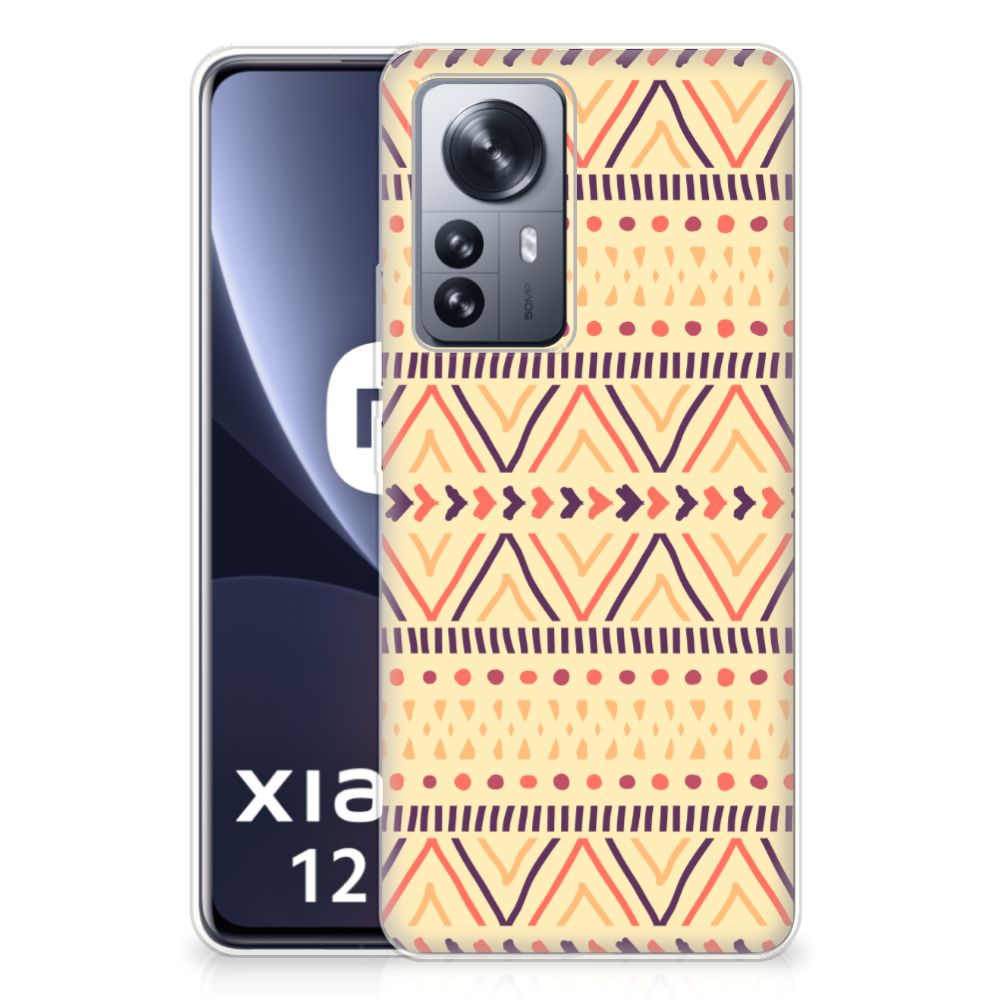 Xiaomi 12 Pro TPU bumper Aztec Yellow