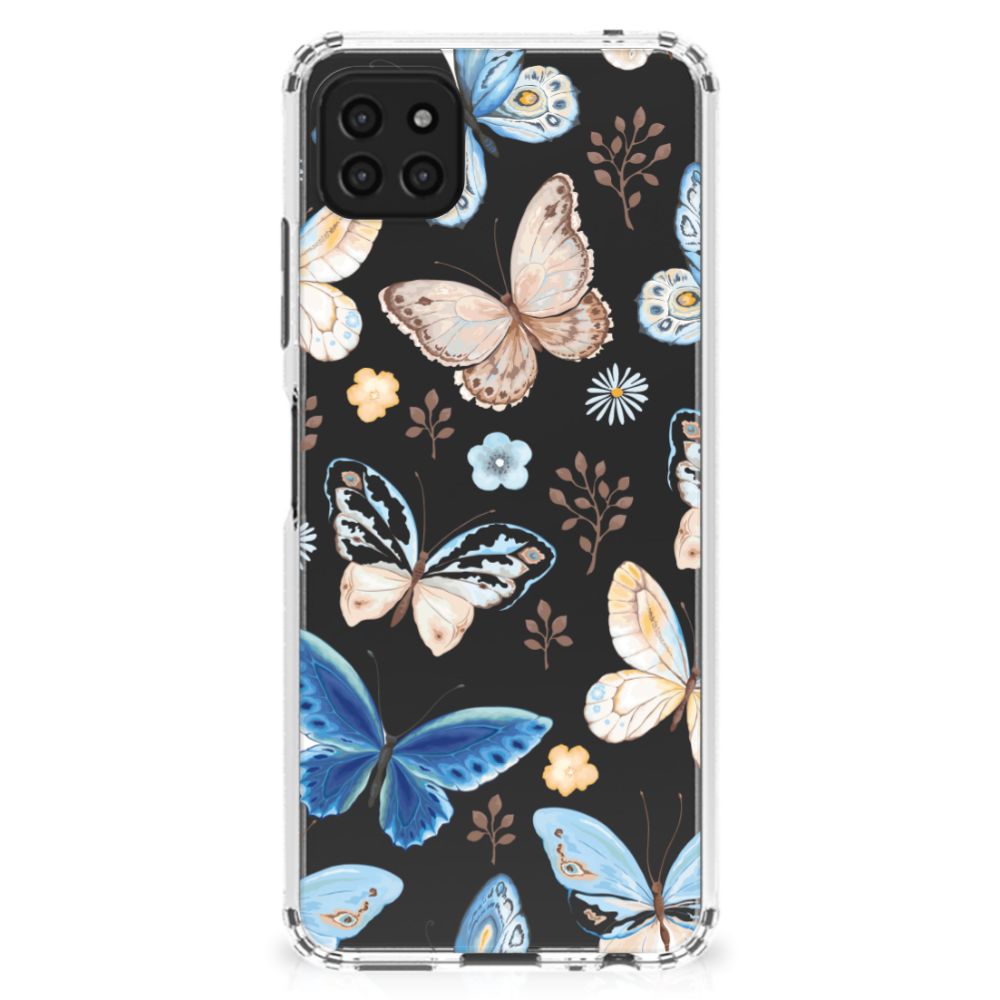 Case Anti-shock voor Samsung Galaxy A22 5G Vlinder B2C Telecom