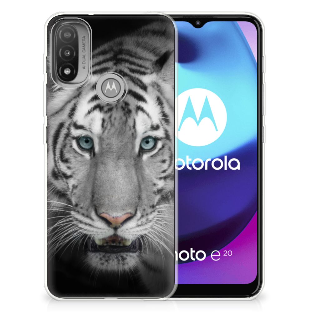 Motorola Moto E20 | E40 TPU Hoesje Tijger