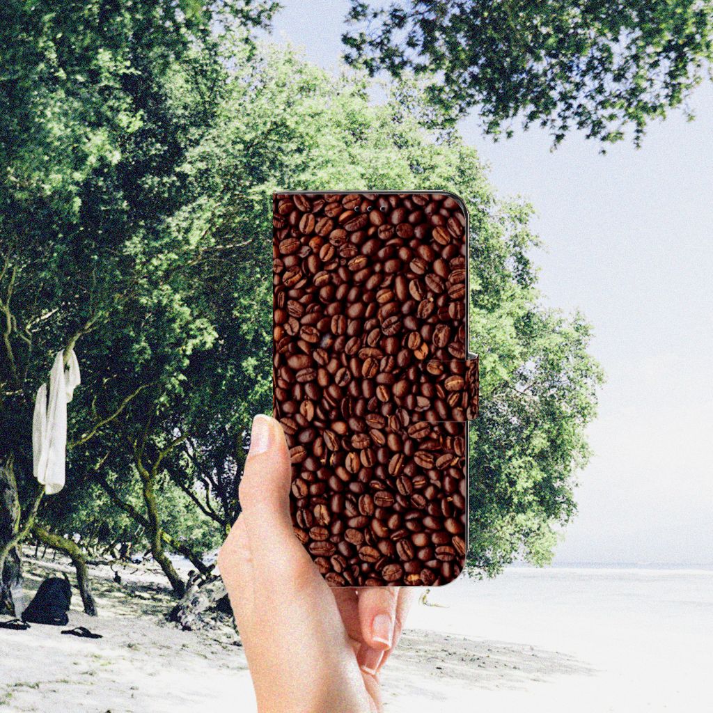 Motorola Edge 30 Pro Book Cover Koffiebonen