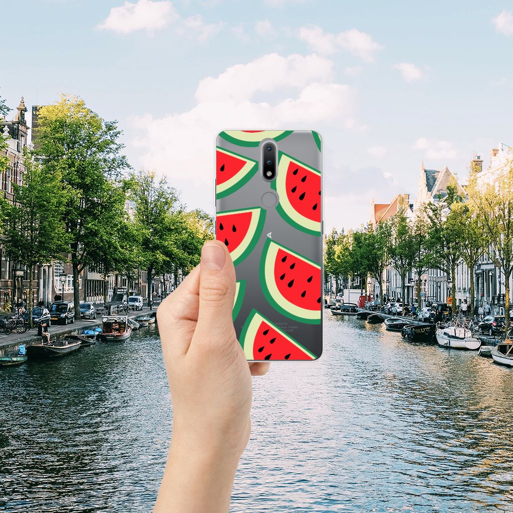 Nokia 2.4 Siliconen Case Watermelons