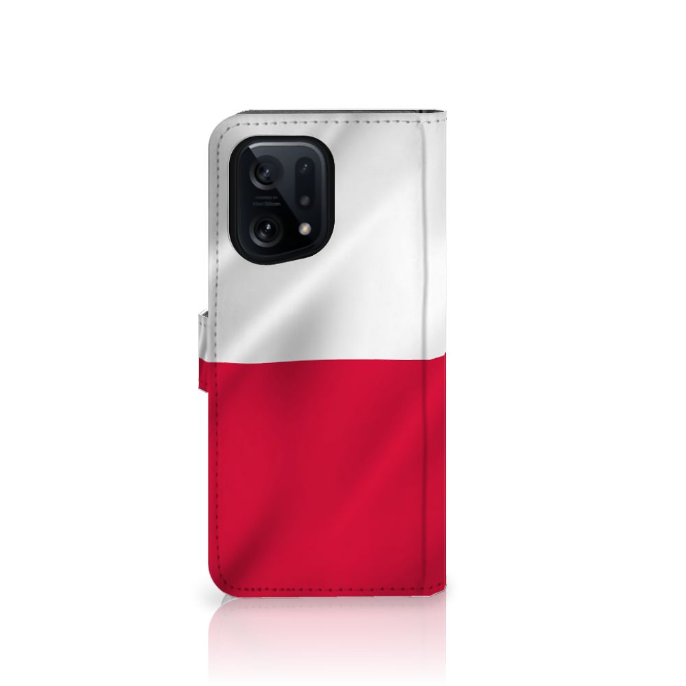OPPO Find X5 Bookstyle Case Polen