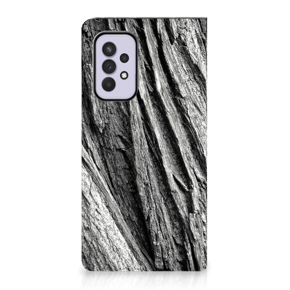 Book Wallet Case Samsung Galaxy A33 5G Boomschors Grijs - B2C Telecom