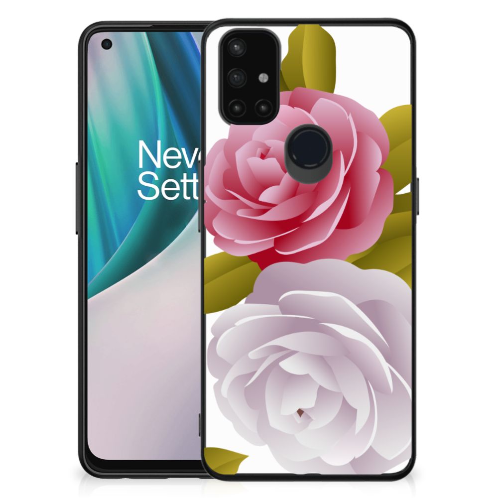 OnePlus Nord N10 5G Bloemen Hoesje Roses