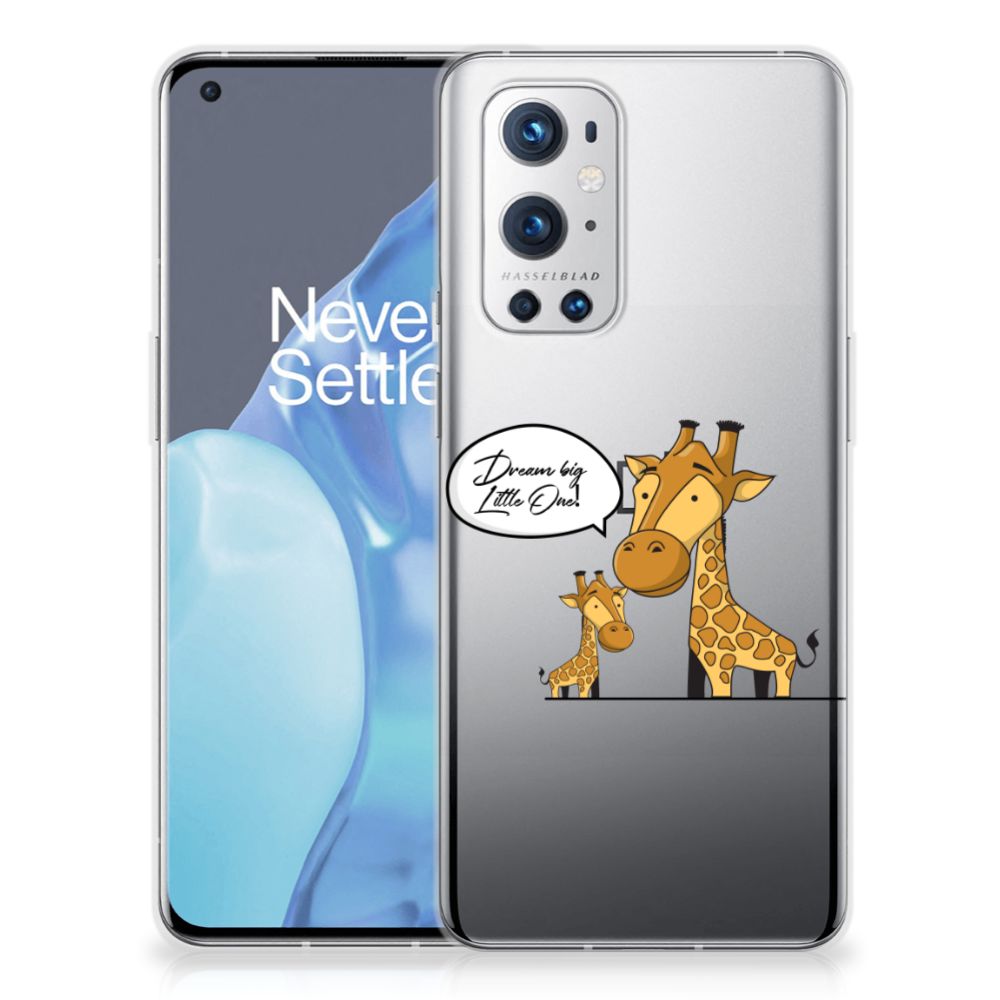 OnePlus 9 Pro Telefoonhoesje met Naam Giraffe