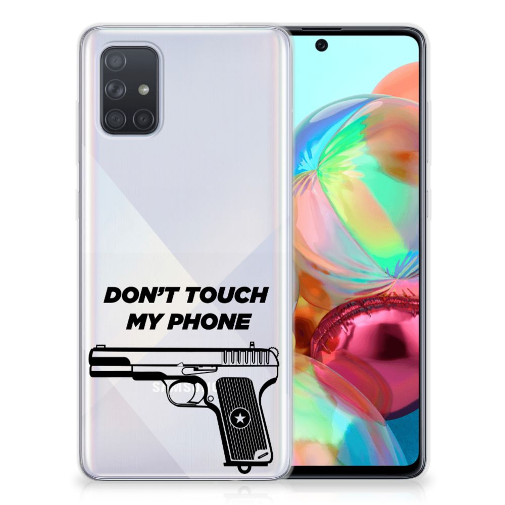 Samsung Galaxy A71 Silicone-hoesje Pistol DTMP B2C Telecom