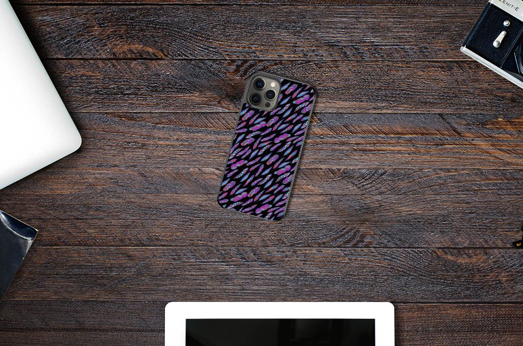 iPhone 12 Pro Max Bumper Case Feathers Color B2C Telecom