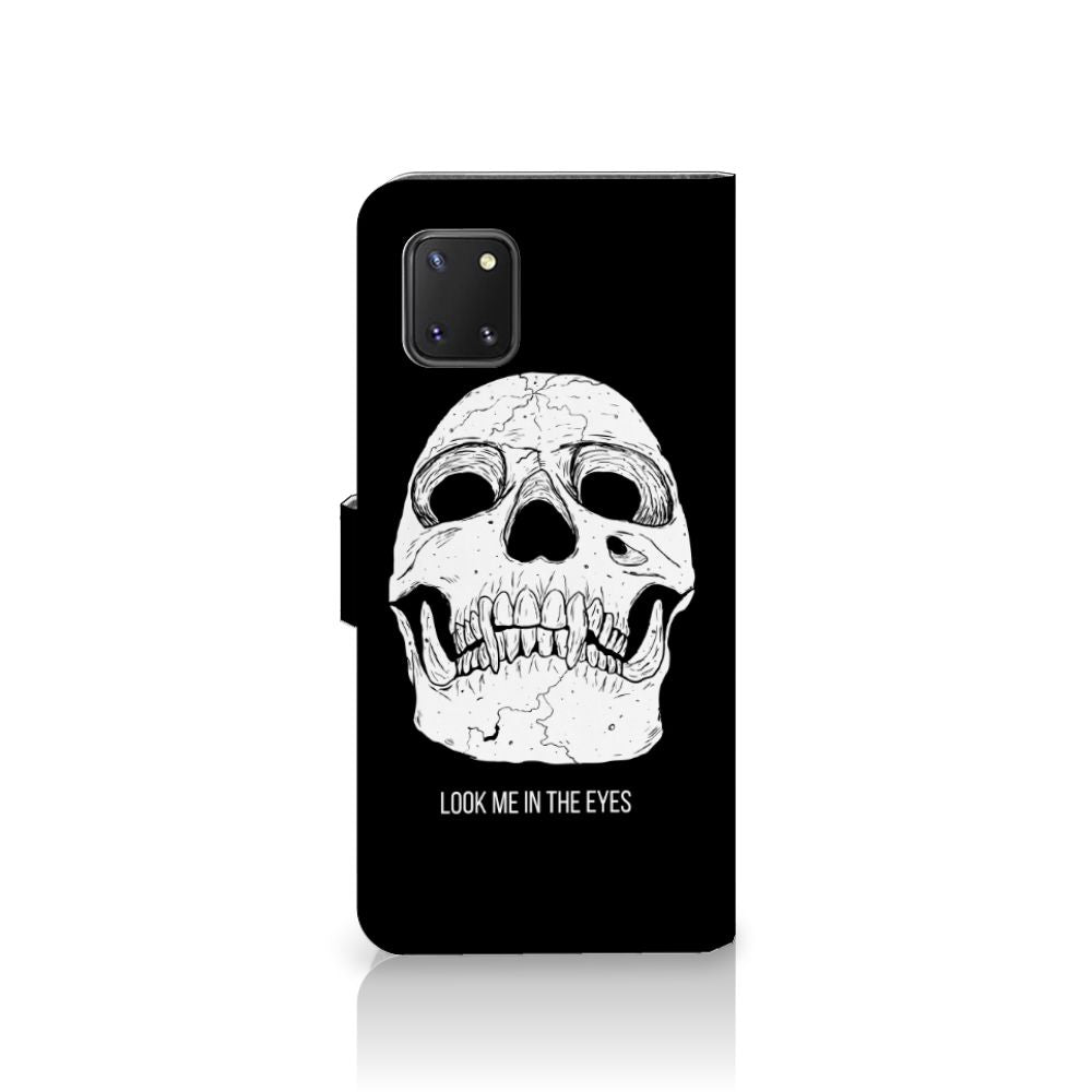 Telefoonhoesje met Naam Samsung Note 10 Lite Skull Eyes