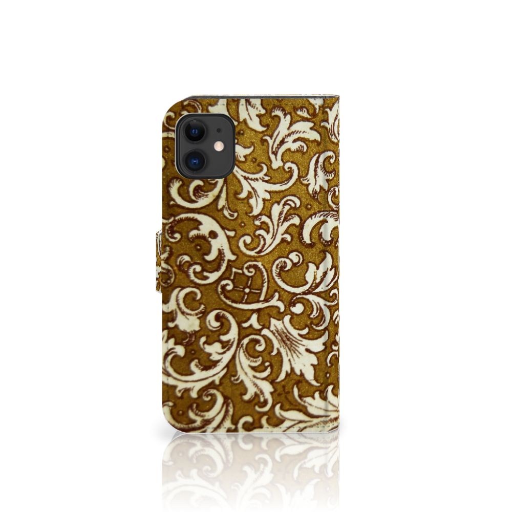 Wallet Case Apple iPhone 11 Barok Goud