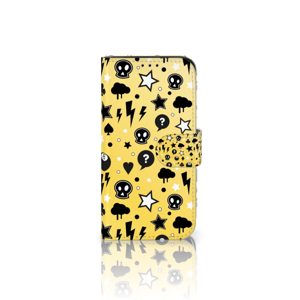 Telefoonhoesje met Naam iPhone 13 Mini Punk Geel
