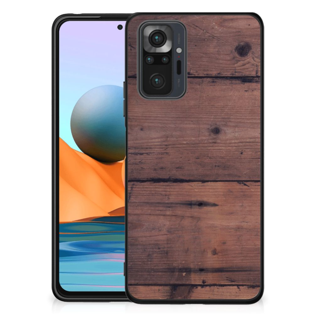 Xiaomi Redmi Note 10 Pro Houten Print Telefoonhoesje Old Wood