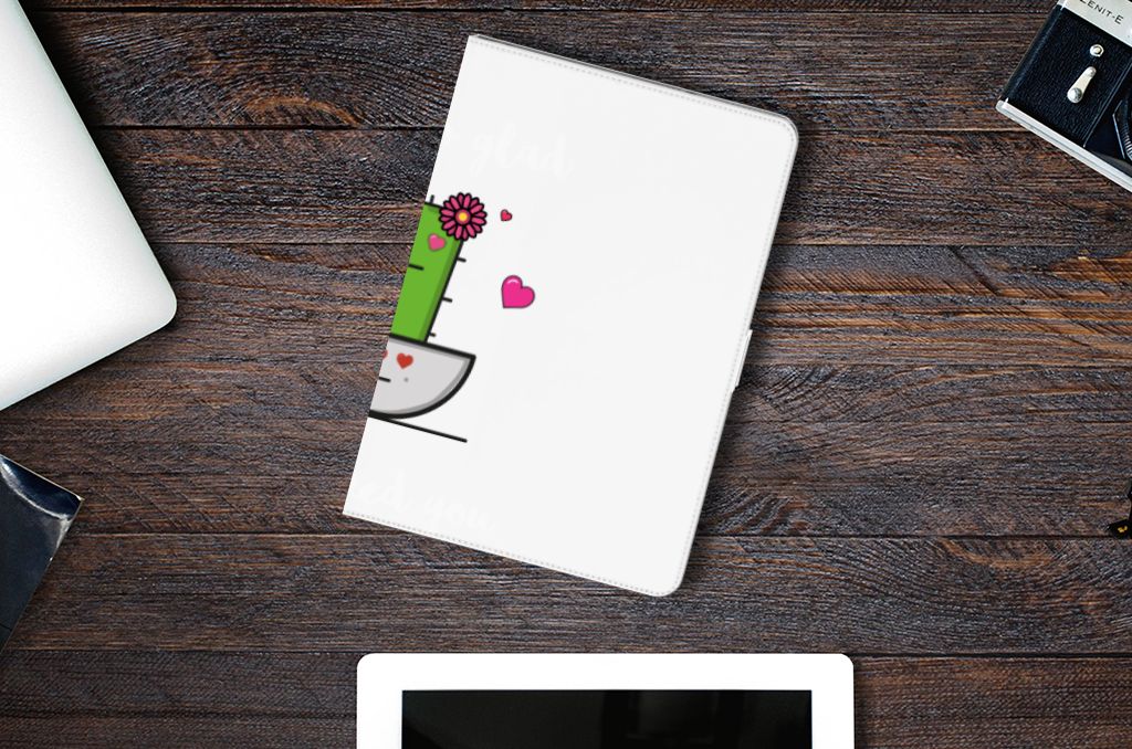 Hippe Tablet Hoes Cactus Glad - lifestylefoto