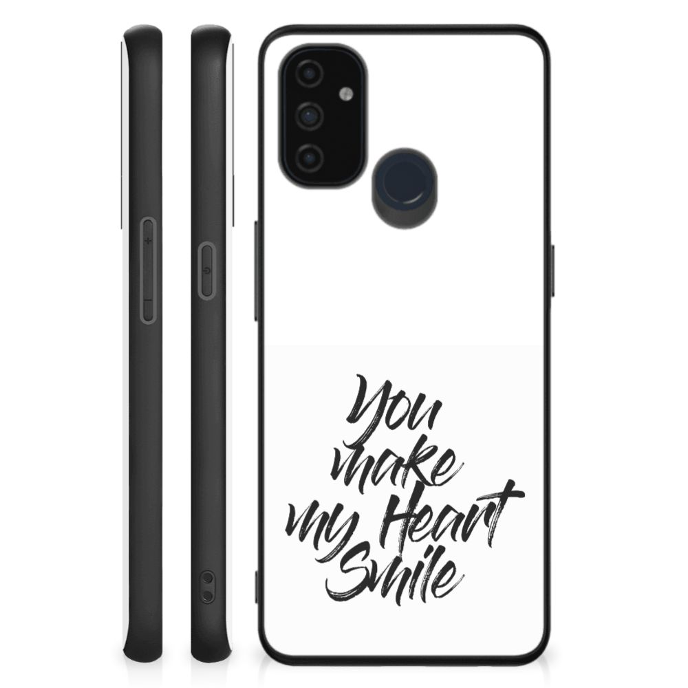 OnePlus Nord N100 Telefoon Hoesje met tekst Heart Smile