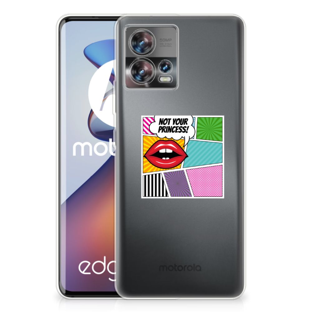 Motorola Edge 30 Fusion Silicone Back Cover Popart Princess B2C Telecom