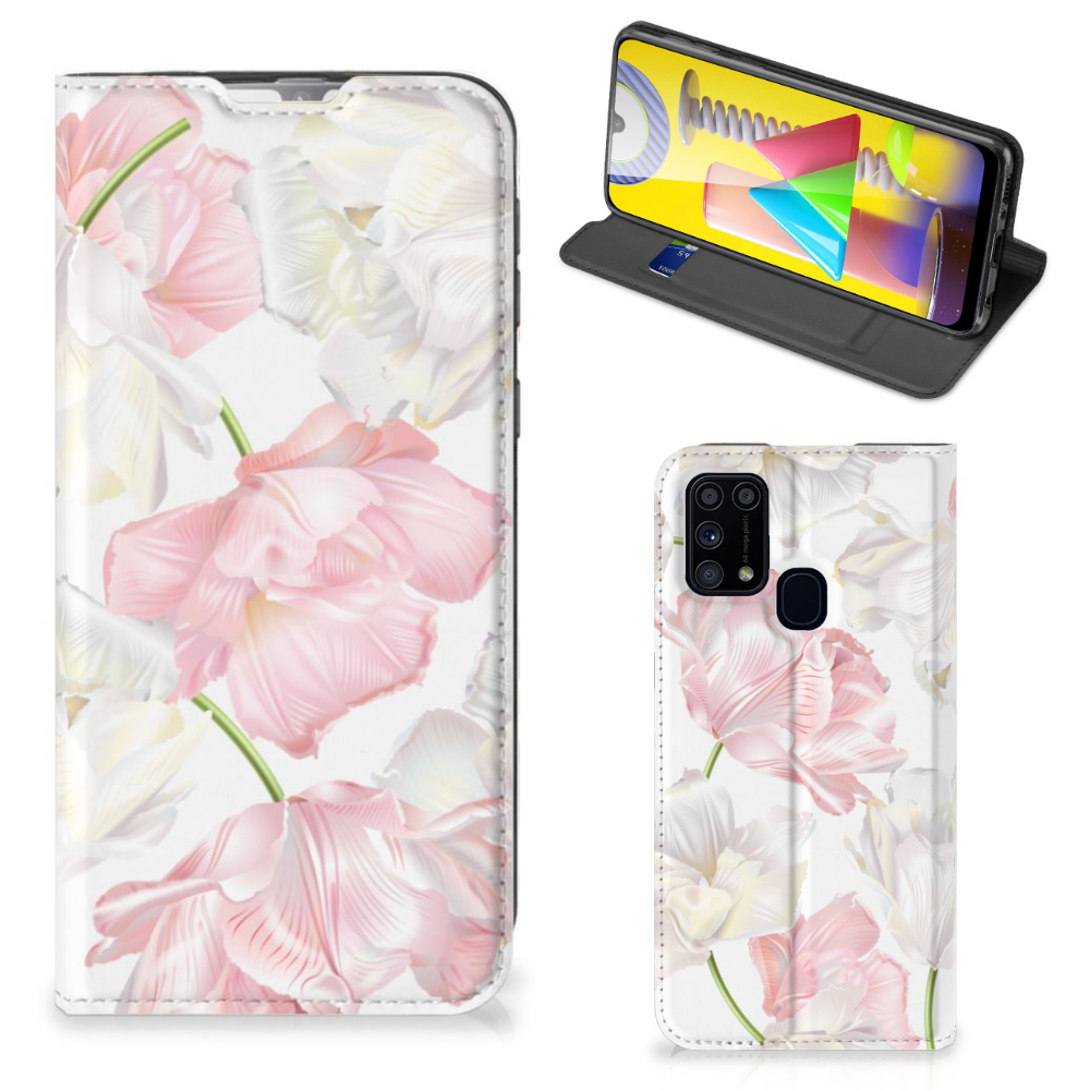 Samsung Galaxy M31 Smart Cover Lovely Flowers - B2C Telecom