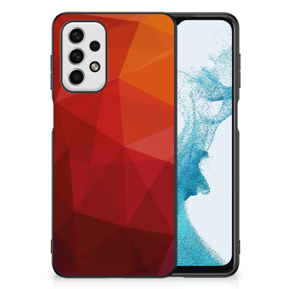 Backcover voor Samsung Galaxy A23 Polygon Red B2C Telecom
