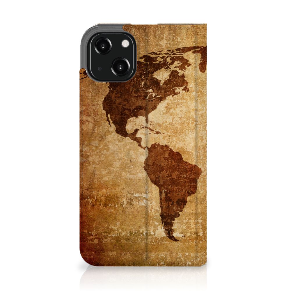 iPhone 13 Book Cover Wereldkaart