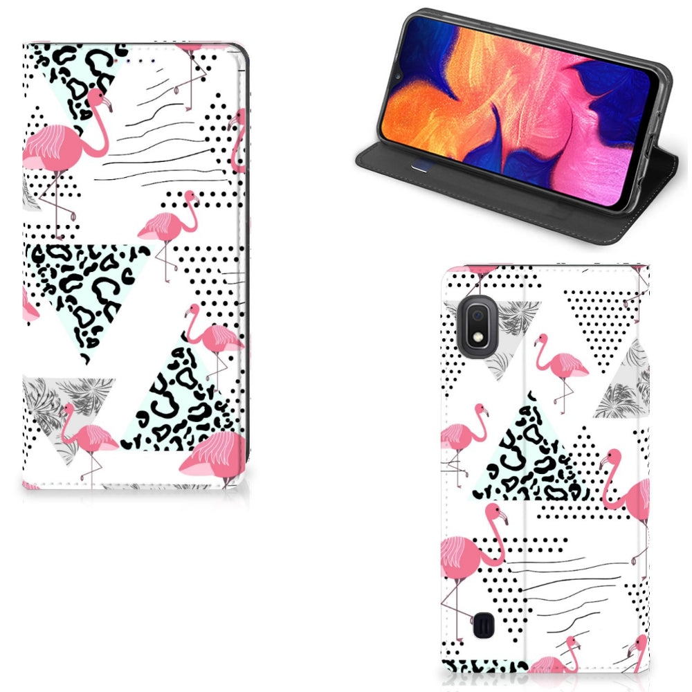 Samsung Galaxy A10 Hoesje maken Flamingo Triangle