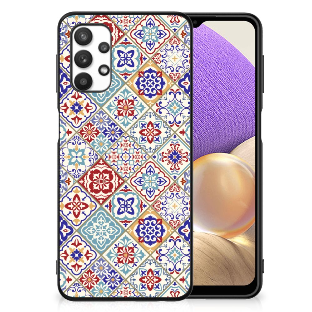 Samsung Galaxy A32 5G Marmeren Print Telefoonhoesje Tiles Color B2C Telecom