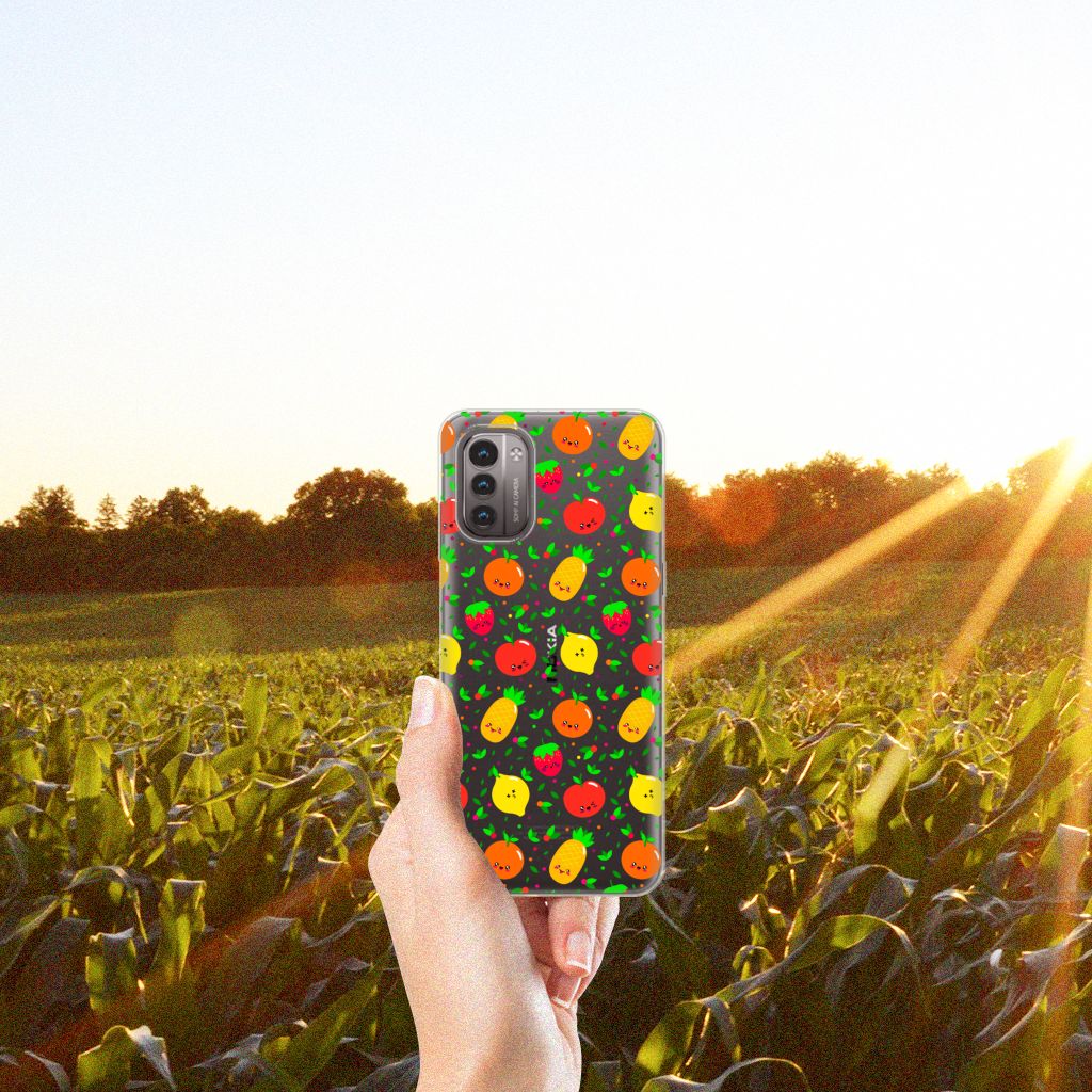 Nokia G21 | G11 Siliconen Case Fruits