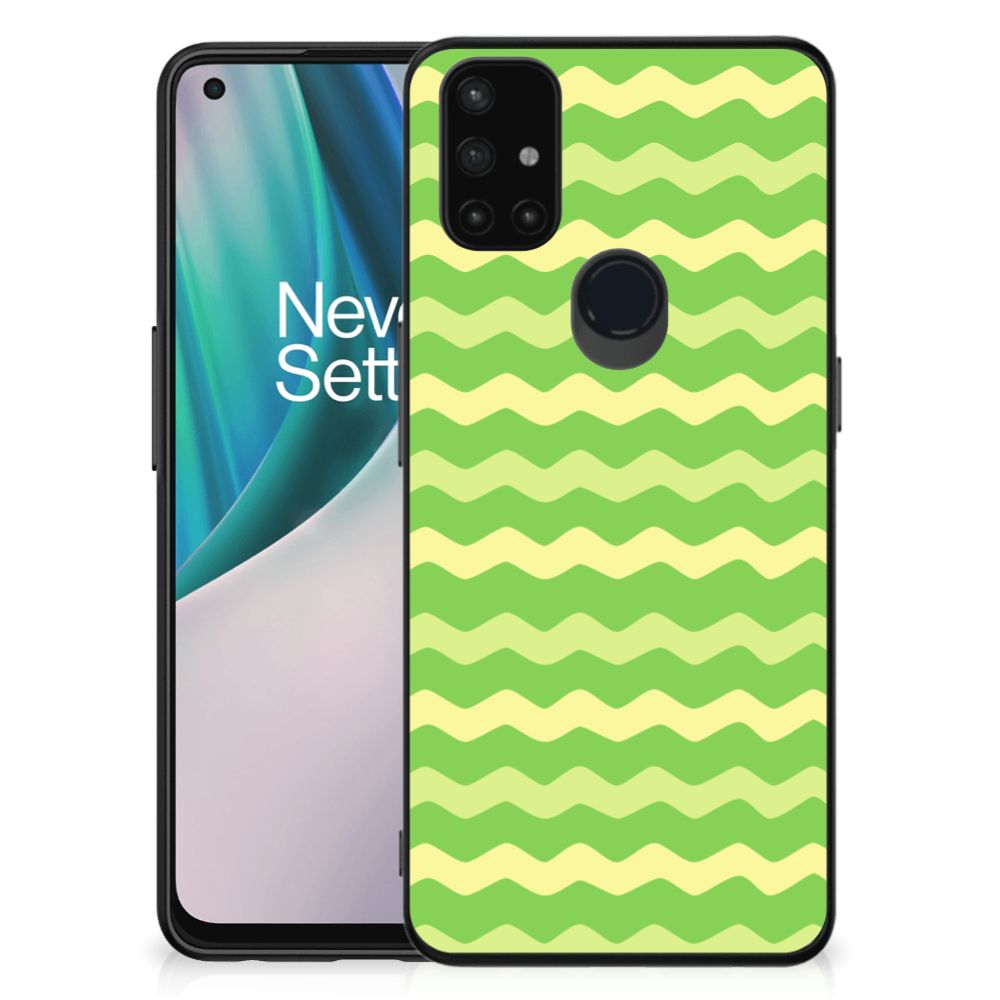 OnePlus Nord N10 5G Back Case Waves Green